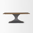 Mercana Maxton Gunmetal Base Dining Table