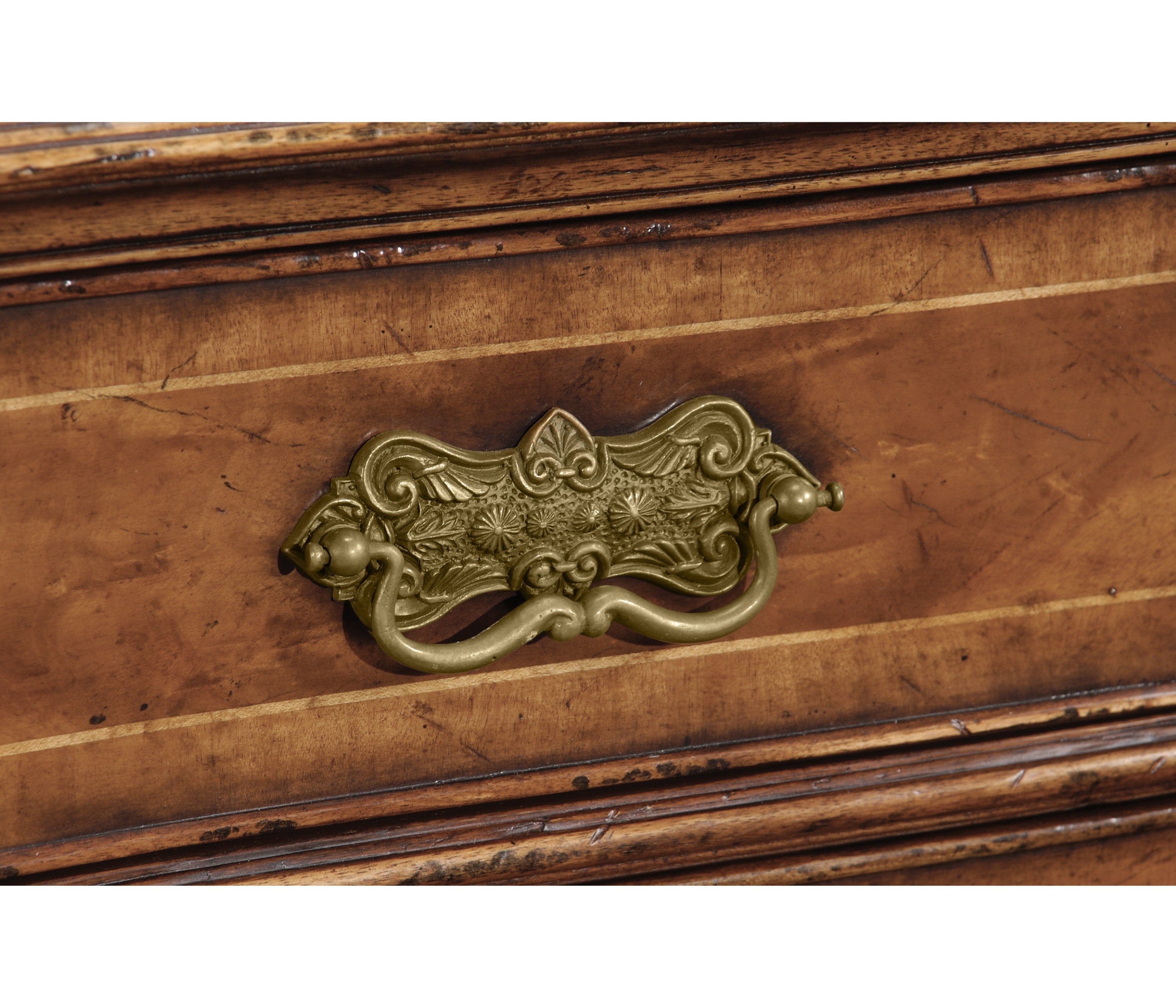 Jonathan Charles Serpentine Two Door Cabinet