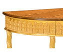 Jonathan Charles Gilded Console with Shelf (Large) ( 493187-GIL )