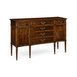 Jonathan Charles Mahogany Sideboard w/ Shallowcurved Doors ( 493184-MAH )