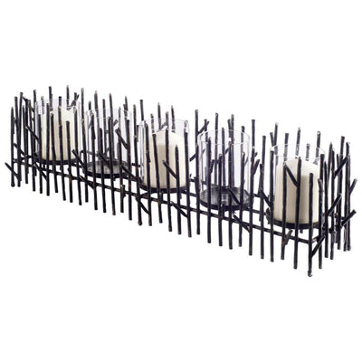 Mercana Mondavi Dark Metal Twigs Table Candle Holder Clearance