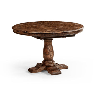 Jonathan Charles 48" Extending Dark Oak Country Table ( 493372-48D-TDO )
