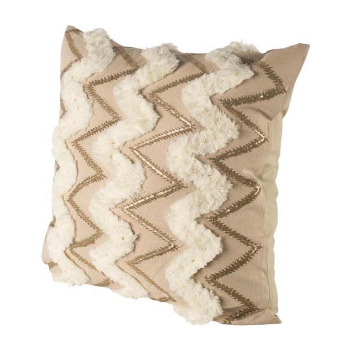 Mercana Duston Tan and White Decorative Pillow Cover Clearance