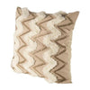Mercana Duston Tan and White Decorative Pillow Cover Clearance