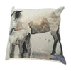Mercana Clover 18 x 18 Gray Watercolor Lambs Decorative Pillow Cover Clearance