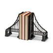 Mercana Suspension Brown Wrought Iron Suspension Bridge Bookends- Set of 2