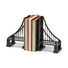 Mercana Suspension Brown Wrought Iron Suspension Bridge Bookends- Set of 2