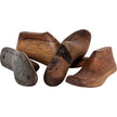 Mercana Wooden Shoe Brown Antique Wooden Cobbler Moulds -Set of 4 Clearance