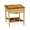 Jonathan Charles Louis XIV Style Square Side Table ( 493286-GIL )