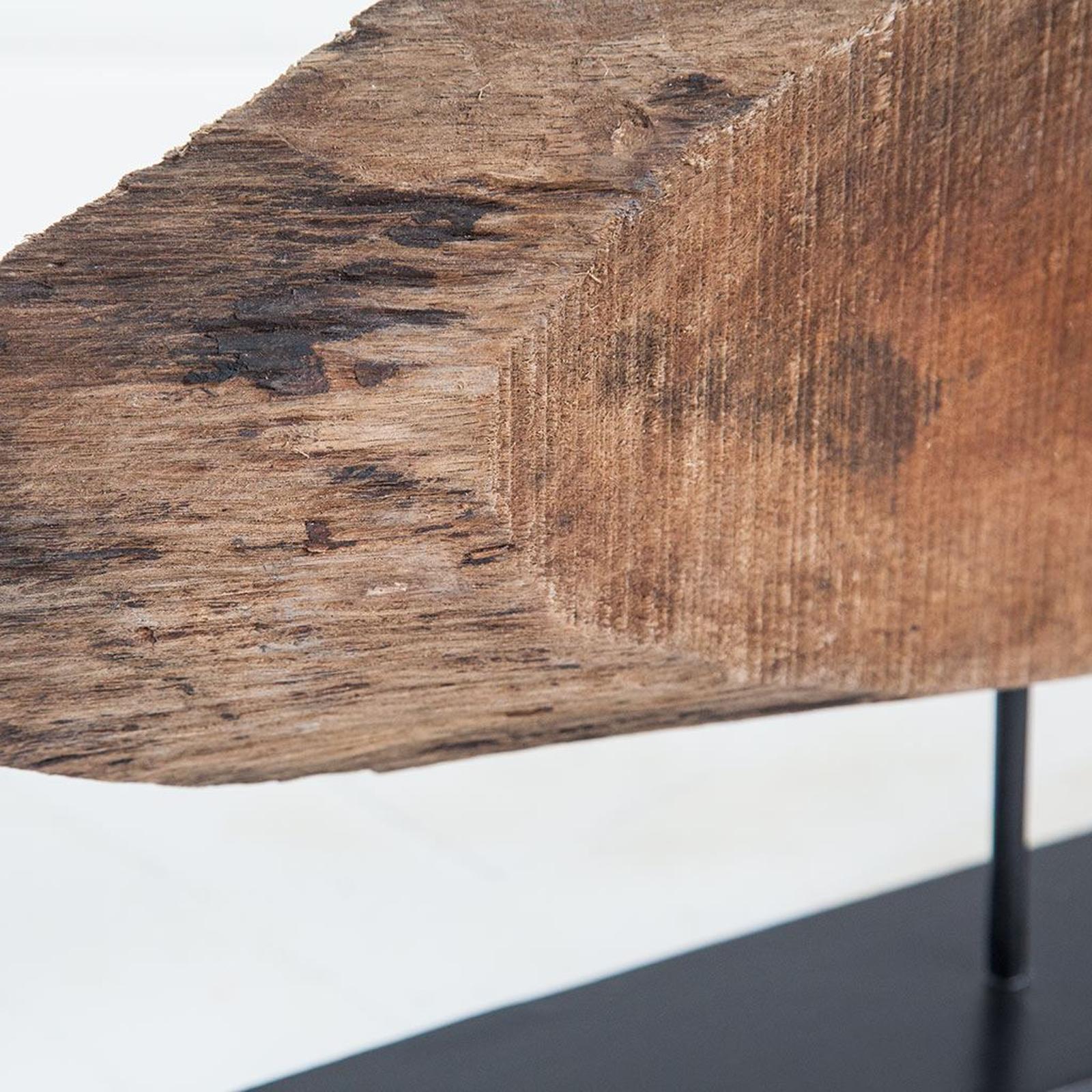 Mercana Yeadon Brown Shaped Oval Wood Object