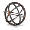 Mercana Galenna Black Metal Circular Decorative Orb