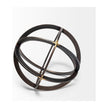 Mercana Galenna Black Metal Circular Decorative Orb