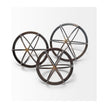 Mercana Galenna Black Metal Circular Decorative Orb