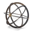 Mercana Galenna Black Metal Circular Decorative Orb