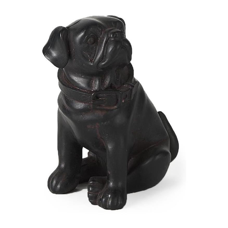 Mercana Cadence Black Resin Pug Dog