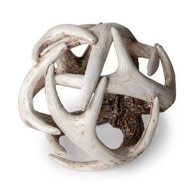 Mercana Ramus Antler Shaped Decorative Resin Orb Ball