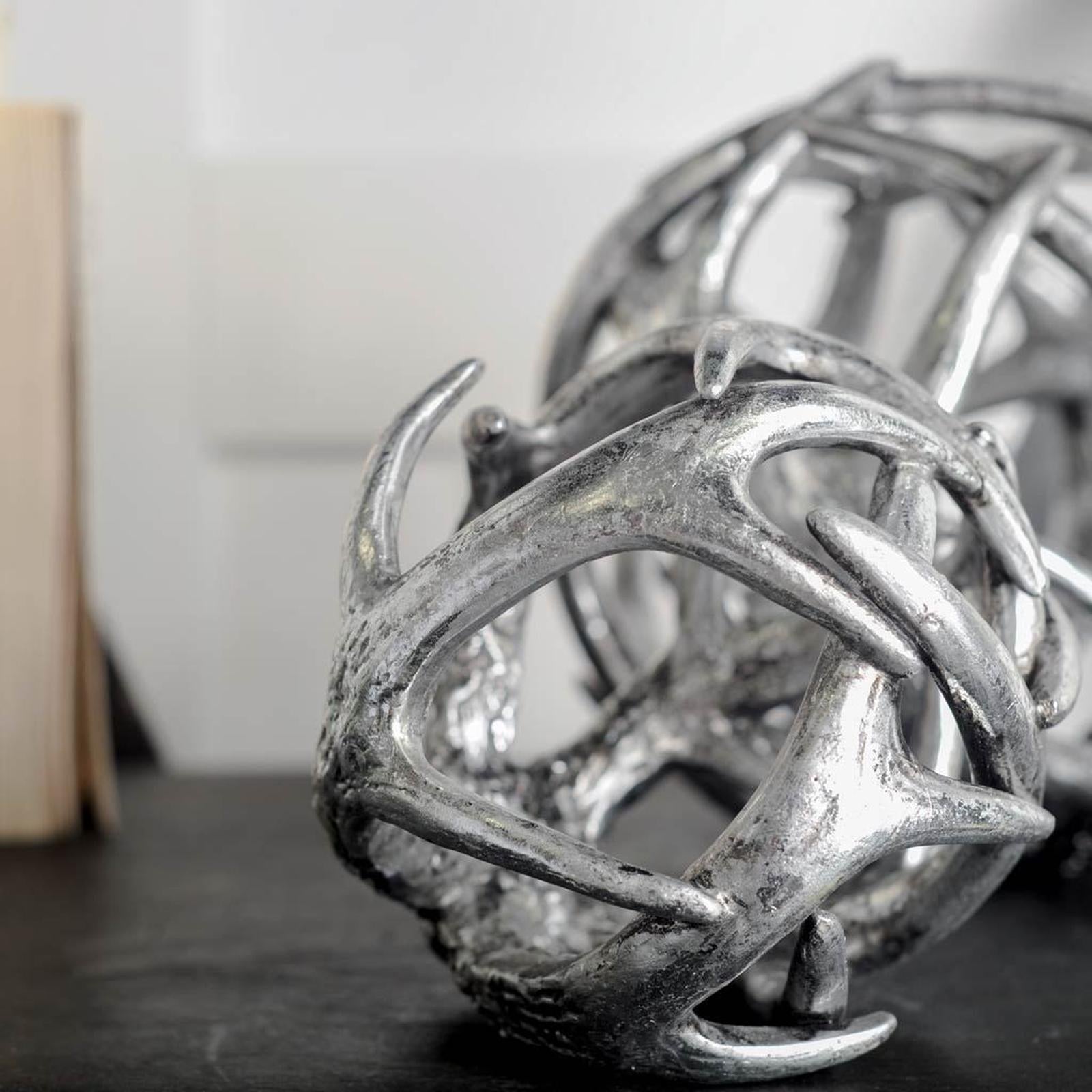 Mercana Ramus Antler Shaped Decorative Resin Orb Ball
