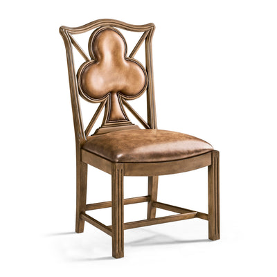 Jonathan Charles Playing Card "Club" Side Chair ( 493360-SC-MBL-L041 )