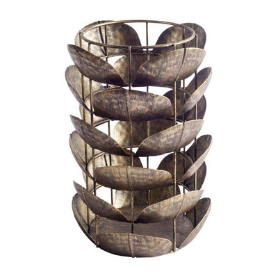 Mercana Henley Small Bronze Metal Decorative Table Candle Holder Clearance
