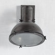 Mercana Taza Gray Metal Dome Shade Wall Sconce Clearance