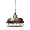 Mercana Tahla 14x 14.5 Gold Toned Metal Cage Pendant Light Clearance