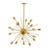 Mercana Edisonna Gold Sputnik Twenty Bulb Chandelier Clearance