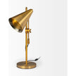 Mercana Fragon Metal Adjustable Cone Shade Table Lamp