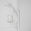 Mercana Rockland White Resin Antlers Wall Sconce Clearance