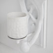 Mercana Rockland White Resin Antlers Wall Sconce Clearance
