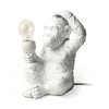 Mercana Simia White Resin Playful Monkey Table Lamp Clearance