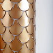 Mercana Brasseur Metal Fish Scale Wall Sconce Clearance