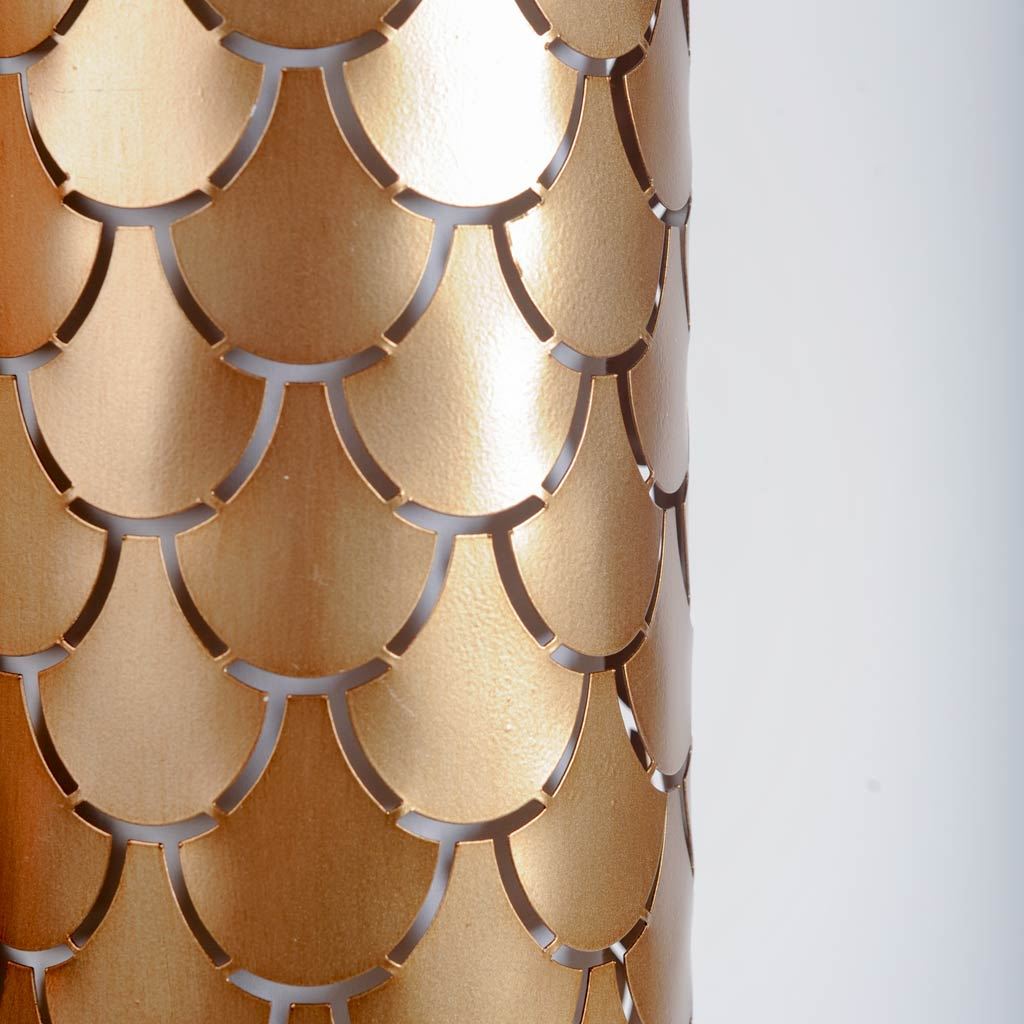 Mercana Brasseur Metal Fish Scale Wall Sconce Clearance