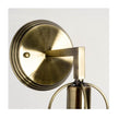 Mercana Hine Bronze Toned Metal Bulb Cage Wall Sconce Clearance