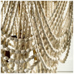 Mercana Pendra Wooden Bead Three Bulb Chandelier
