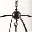 Mercana Penhill Black and Wooden Three Bulb Chandelier Clearance