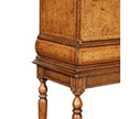 Jonathan Charles Walnut & Seaweed Collectors Cabinet ( 493584-BWM )