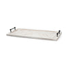 Mercana Alfred Natural Wooden Herringbone Rectangular Tray