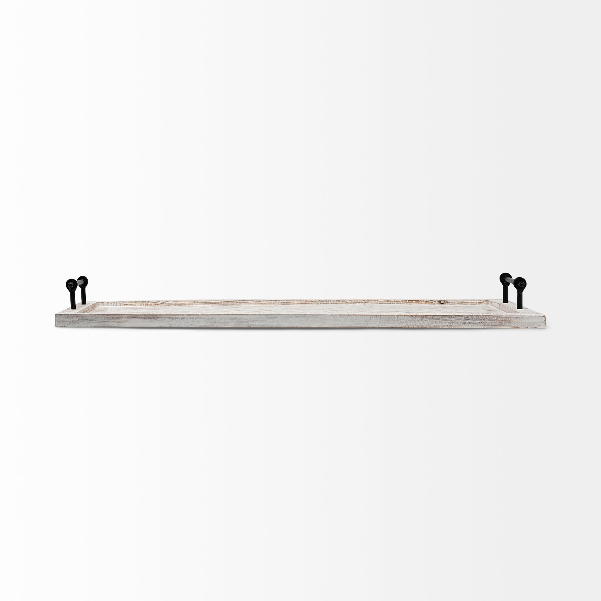 Mercana Alfred Natural Wooden Herringbone Rectangular Tray