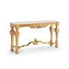 Jonathan Charles Marble Topped Baroque Gilded Console ( 493558-GIL )