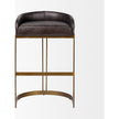 Mercana Hollyfield Gold Metal Base Bar Stool
