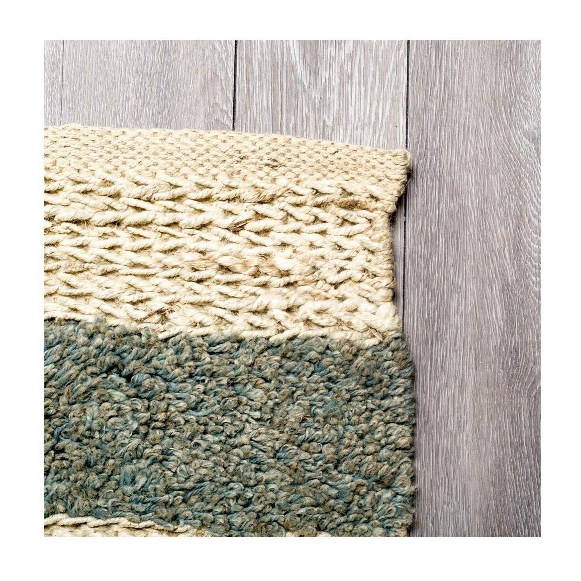 Mercana Dolman 8 x 10 Multi-Colored Jute Hand Woven Rug Clearance