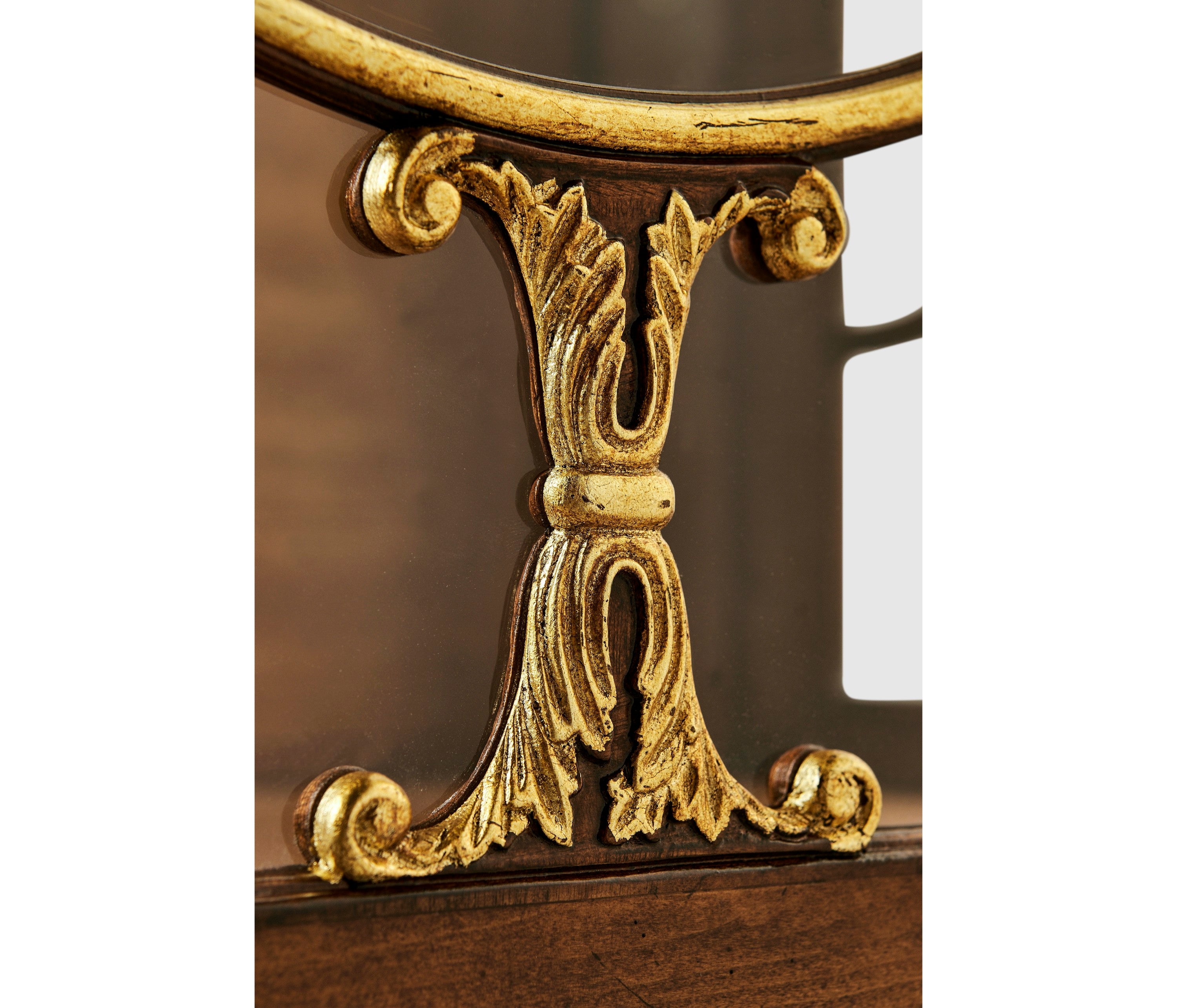 Jonathan Charles Narrow Satinwood Display Cabinet ( 493585-SAM )