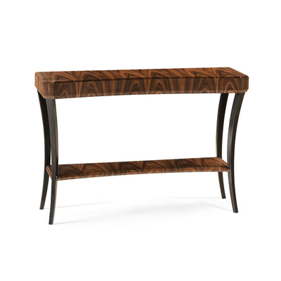 Jonathan Charles Art Deco Satin Console Table ( 494086-SAS )