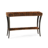 Jonathan Charles Art Deco Satin Console Table ( 494086-SAS )