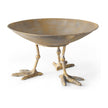 Mercana Chadwick Gold Metal Webbed Feet Bowl
