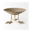Mercana Chadwick Gold Metal Webbed Feet Bowl