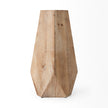 Mercana Allen Natural Wooden Base Oval Vase