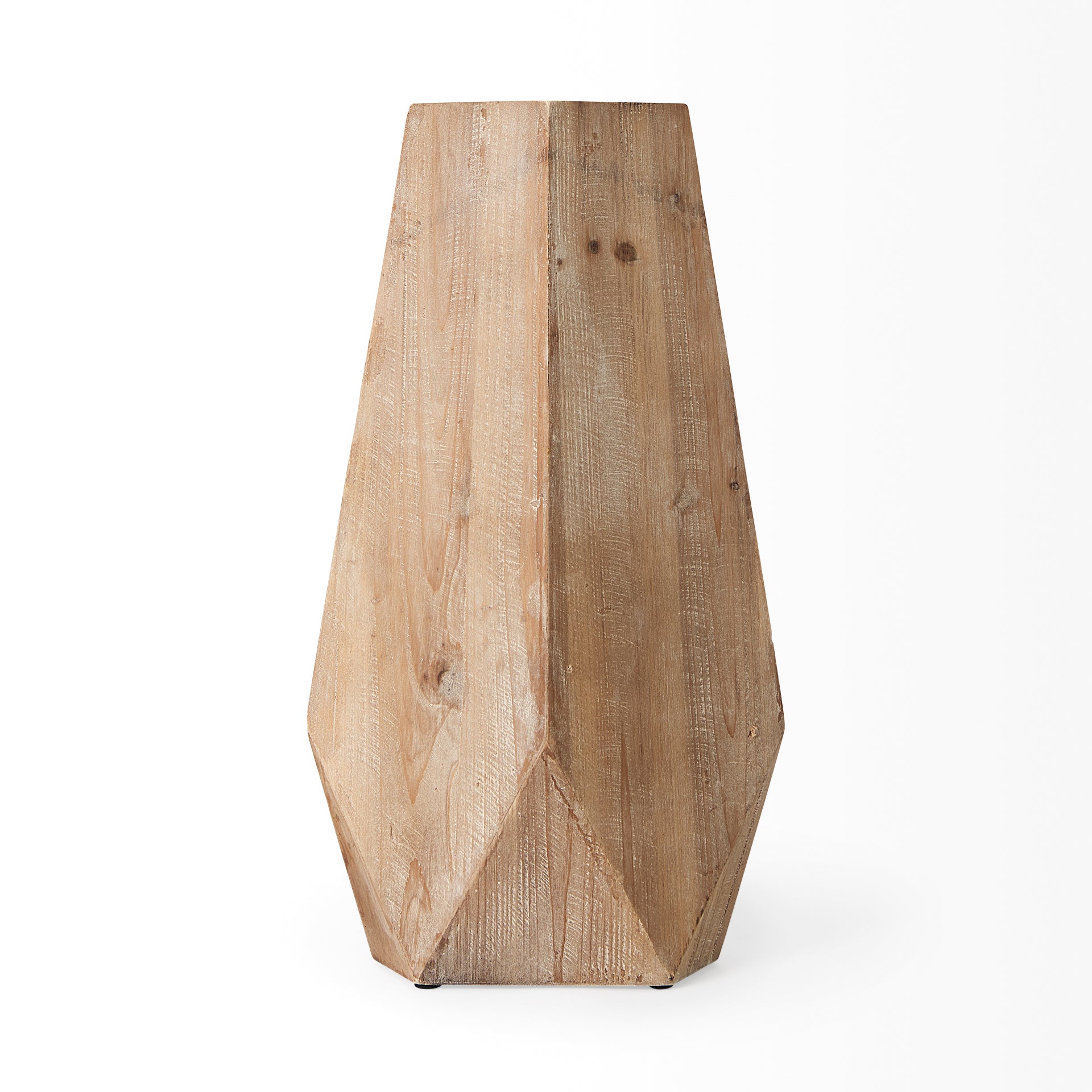 Mercana Allen Natural Wooden Base Oval Vase