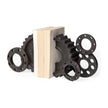 Mercana Cogsworth Brown Resin Industrial Gear Bookends- Set of 2