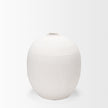 Mercana Karakum White Textured Ceramic Vase